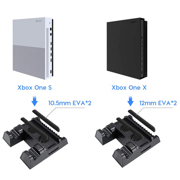 Soporte vertical de enfriamiento para Xbox One / Xbox One S / Xbox One X