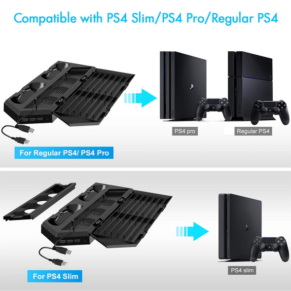 Soporte vertical para PS4 Slim/Pro/Regular Playstation 4