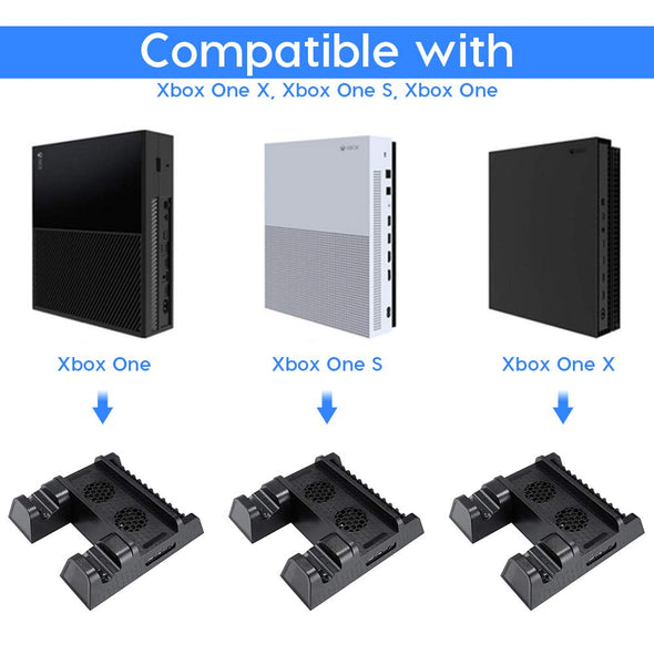 Soporte vertical de enfriamiento para Xbox One / Xbox One S / Xbox One X