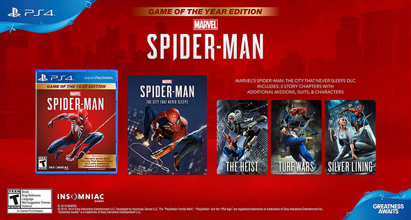 Marvel Spider-Man: Edición Juego del año - PlayStation 4