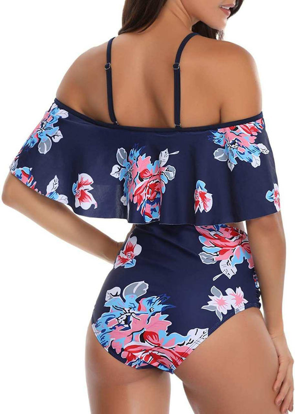 Traje De Baño Dos Piezas Para Mujer, Bikini De Talle Alto